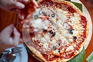 Homemade Pepperonis Special Pizza