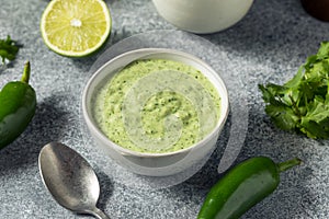 Homemade Peruvian Aji Verde Sauce