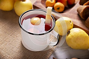 Homemade Ponche de Frutas NavideÃÂ±o photo