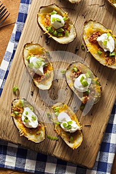 Homemade Potato Skins with Bacon