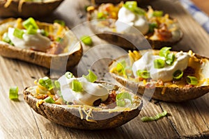 Homemade Potato Skins with Bacon