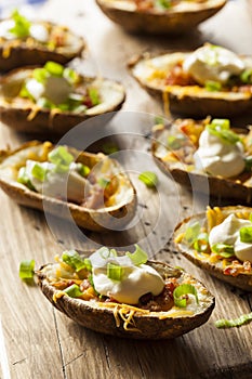 Homemade Potato Skins with Bacon