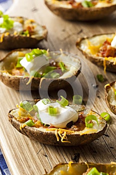 Homemade Potato Skins with Bacon