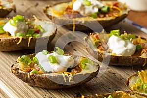 Homemade Potato Skins with Bacon