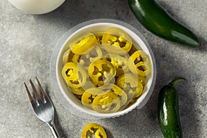 Homemade Preserved Pickled Jalapeno Peppers
