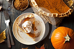 Homemade Pumpkin Pie for Thanksigiving