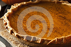 Doméstico calabaza tarta 