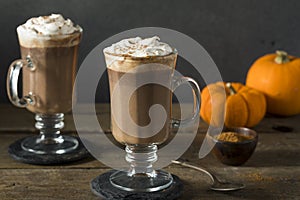 Homemade Pumpkin Spice Hot Chocolate