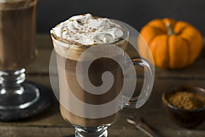 Homemade Pumpkin Spice Hot Chocolate