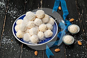 Homemade Raffaello Sweets - Coconut Balls