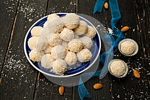 Homemade Raffaello Sweets - Coconut Balls