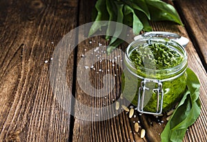 Homemade Ramson Pesto