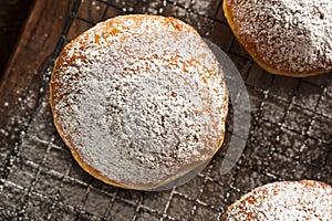 Homemade Raspberry Polish Paczki Donut