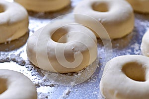 Homemade raw Doughnut dough