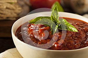 Homemade Red Italian Marinara Sauce