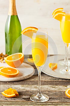 Homemade Refreshing Orange Mimosa Cocktails