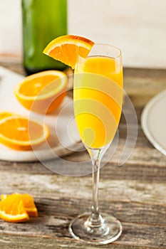 Homemade Refreshing Orange Mimosa Cocktails