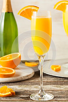 Homemade Refreshing Orange Mimosa Cocktails