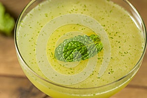 Homemade Refreshing Southside Mint Cocktail