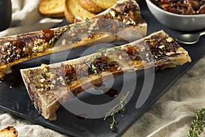 Homemade Roasted Beef Bone Marrow