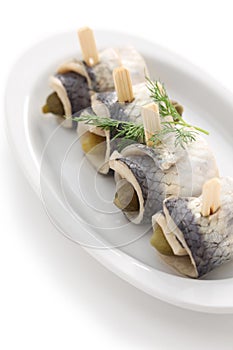 Homemade rollmops