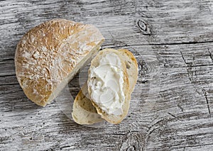 Homemade rustic bread