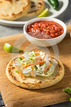 Homemade Salvadoran Corn Pupusas