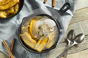 Homemade Sauteed Bananas Foster