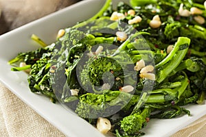 Homemade Sauteed Green Broccoli Rabe photo