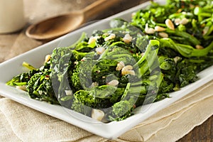Homemade Sauteed Green Broccoli Rabe photo