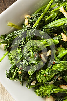 Homemade Sauteed Green Broccoli Rabe photo