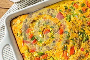 Homemade Savory Eggbake Breakfast