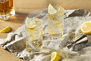 Homemade Seven and Seven Whiskey HIghball