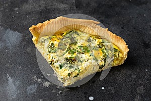 homemade shortcrust pastry goats cheese and spinach quiche