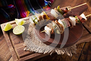 Doméstico brochetas receta 