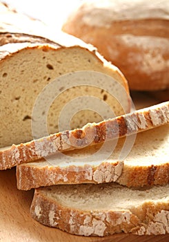 Homemade sliced bread
