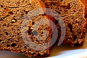 Homemade sliced bread with roasted spice