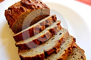 Homemade sliced bread with roasted spice