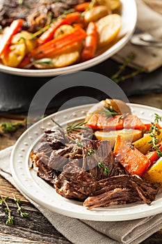 Homemade Slow Cooker Pot Roast