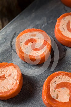 Homemade Smoked Salmon PInwheels