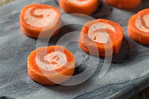 Homemade Smoked Salmon PInwheels