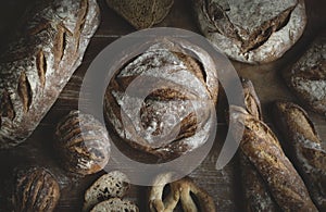 Homemade sourdough bread food photography recipe idea