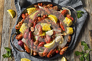 Homemade Southern Crawfish Boil