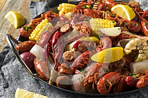 Homemade Southern Crawfish Boil