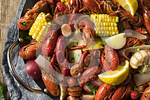 Homemade Southern Crawfish Boil