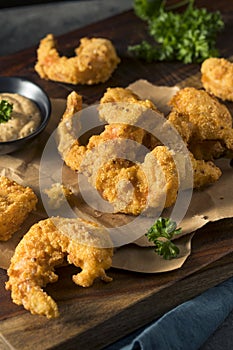 Homemade Southern Fried Cajun Shrimp