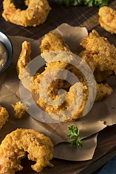 Homemade Southern Fried Cajun Shrimp