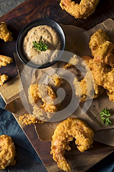 Homemade Southern Fried Cajun Shrimp