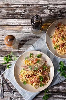 Homemade Spaghetti Algio e Olio