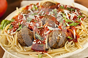 Homemade Spaghetti and Meatballs Pasta
